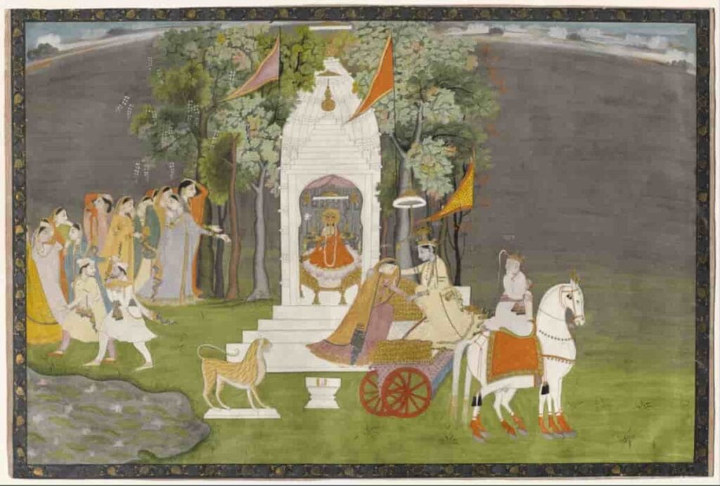 Rukmini Swayamvar Original Painting