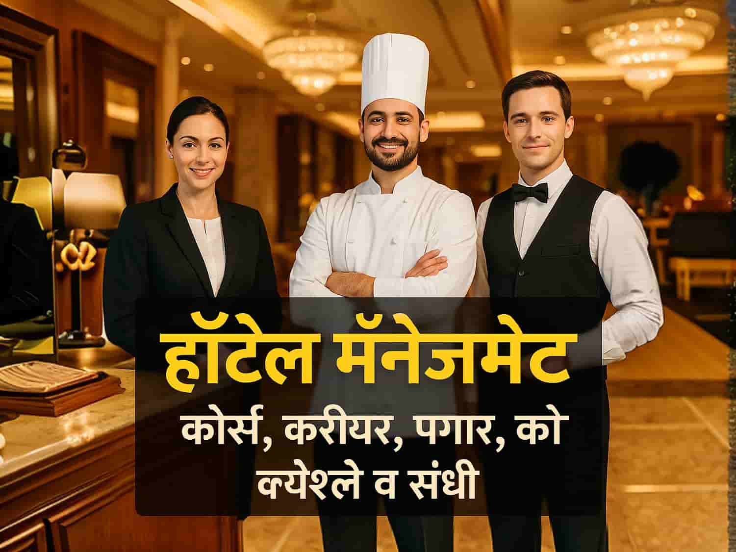 हॉटेल मॅनेजमेंट मराठी (Hotel Management Marathi)
