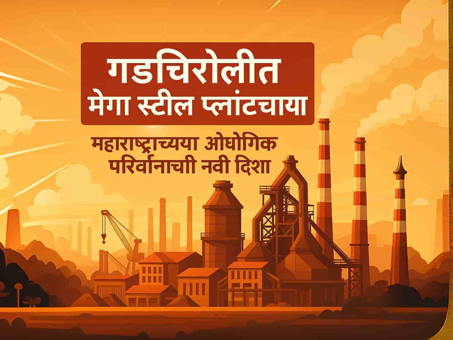 Mega Steel Plant in Gadchiroli image