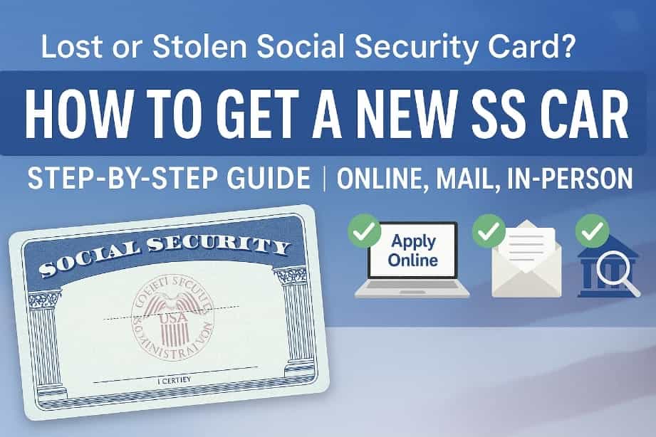 How to Get a New Social Security Card in 2025 (Replace Lost or Stolen SS Card) 4 How to Get a New Social Security Card