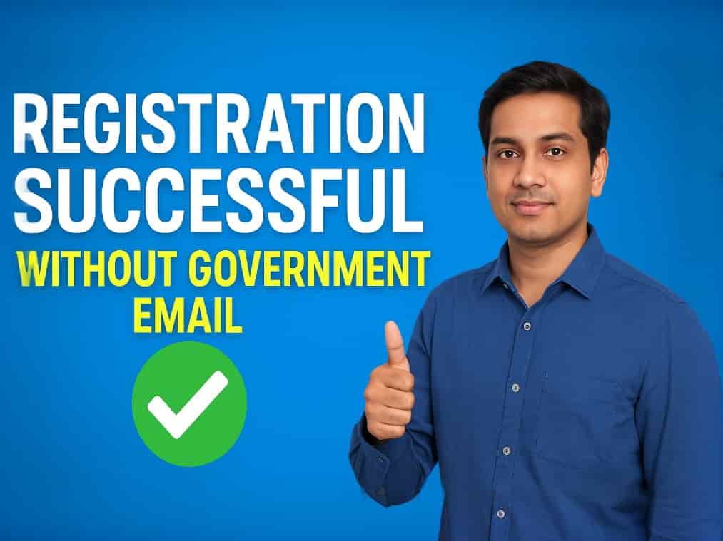 iGOT Registration Without Gov Email